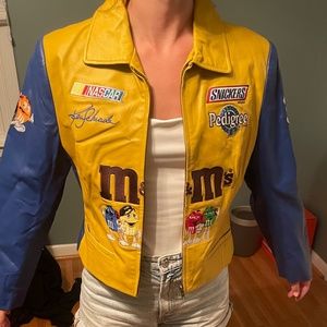 Vintage Nascar Woman's Leather Jacket